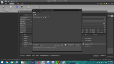 Filtration on one line in the overnight script