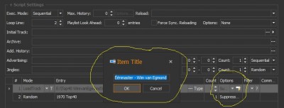 Has you can see i have written by 'T' a name for this file/line. By options i have left SuppressTitleUpdate. Now the name is not comming up in the metadata.